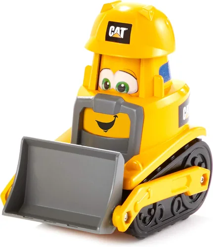 Miniatura 10 de CAT Juguetes de Construcción, Junior Crew Construction Pals Camión Volquete Vehículo Educativo Preescolar con Sonidos Vroom para Niños y Cara