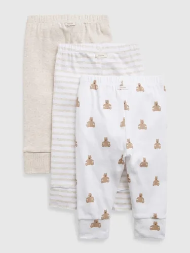 Miniatura 2 de GAP Pantalones unisex para bebÃ©, paquete de 3