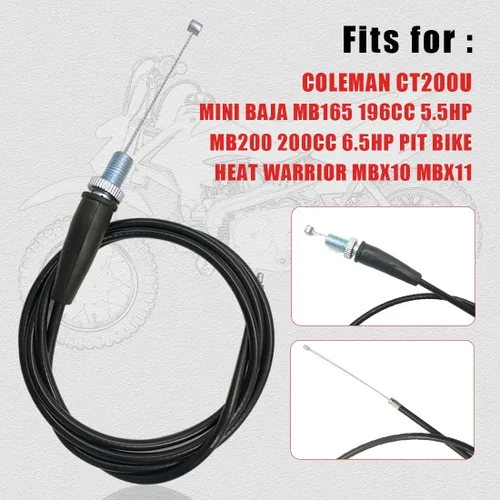 Miniatura 4 de Cable del acelerador de 46 pulgadas para Honda CRF50 XR50 Z50 Z50R XR70 CRF70 XR80 CRF80 XR100 CRF100 50cc 70cc 90cc 110cc 125cc 140cc motor de 4