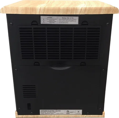 Miniatura 4 de Heat Storm Calentador de Espacio Eléctrico Portátil, Calentador de Gabinete de 1500 Vatios con Elemento de Cuarzo Infrarrojo con Termostato Digital