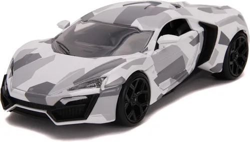 Miniatura 8 de Jada Hyper-Spec 1:24 W Motors Lykan Hypersport - Coche fundido a presión, color blanco, juguetes para niños y adultos