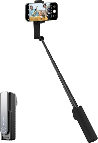 Palo selfie con control remoto inalámbrico – Palo selfie portátil para iPhone y Android, soporte plegable ligero para teléfono celular, para