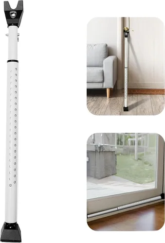 Miniatura 9 de Barra de seguridad para puerta corredera, bloqueo de puerta 2 en 1 ajustable, tope de puerta de seguridad – 40 ajustes diferentes, por Guard Dog
