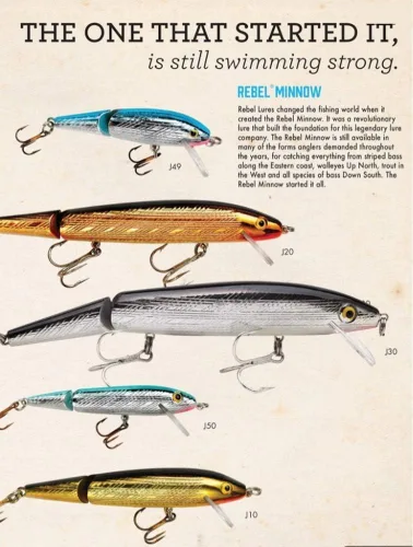 Miniatura 2 de Rebel Lures Señuelo de pesca de pececillo articulado en forma de cangrejo Plateado/Azul