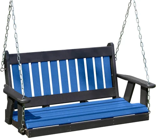 Miniatura 11 de Columpio de polietileno de polietileno de alta densidad de polietileno (PDPE) resistente y duradero, fabricado en Estados Unidos, fabricado en Amish