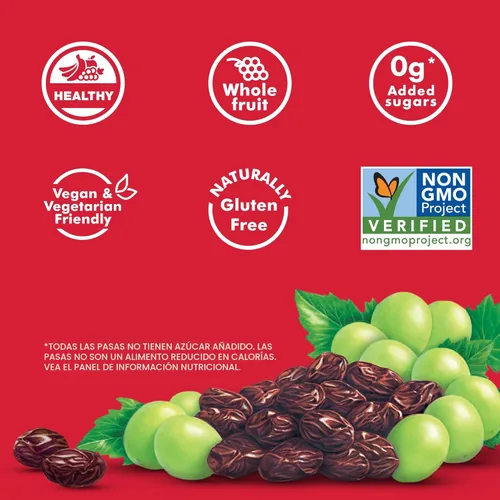 Miniatura 2 de Sun-Maid California Sun-Dried Raisins - Paquete de 2 bolsas resellables de 32 onzas, aperitivo de frutas secas para almuerzos, aperitivos