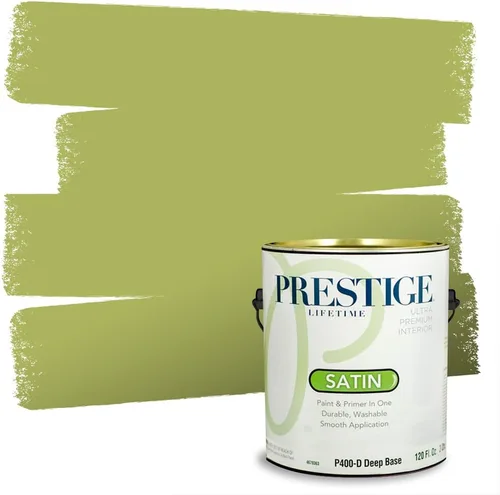 Miniatura 36 de PRESTIGE Pinturas Pintura interior e imprimación en uno, 1 galón, cáscara de huevo, aventura