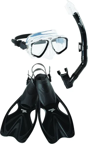 Miniatura 5 de Speedo Máscara de Buceo con Snorkel Unisex para Adultos Anti-empañamiento con Cubierta para la Nariz Serie Adventure