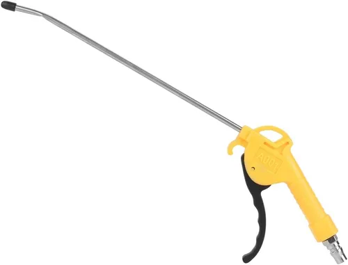 Pistola de soplado de aire con boquilla en ángulo de 10 pulgadas de largo, potente aleación de aluminio de alto volumen, pistola neumática para