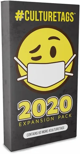 Paquete de expansión 2020, reseña, regalo para la diversión familiar y para personas que aman los hashtags + cultura, 60 cartas, juego de fiesta de