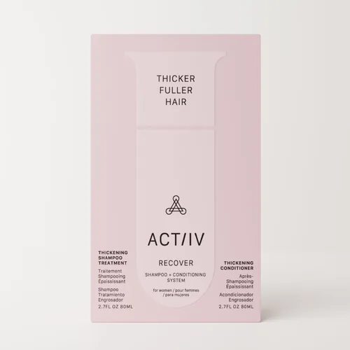 Miniatura 2 de ACTIIV Recover Travel Duo para mujer Apoya la apariencia de un cabello más completo y saludable, a base de plantas, seguro para el color, vegano