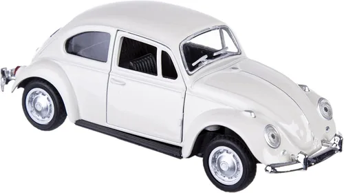Miniatura 5 de Berry President 1967 Clásico Beetle Bug Vintage 1/32 Escala Diecast Metal Tire de Coche de Juguete Modelo para Regalo/Niños (Beige)