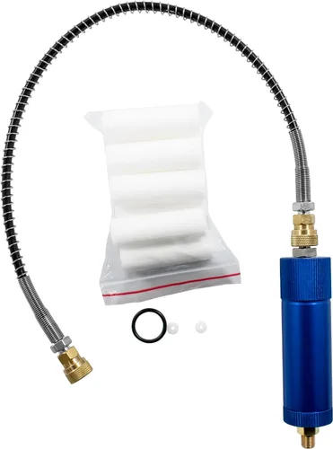 Miniatura 4 de TUXING Filtro de aire de bomba manual Pcp de 4500Psi, filtro de agua de aceite de compresor de aire Pcp con manguera suave femenina y conector