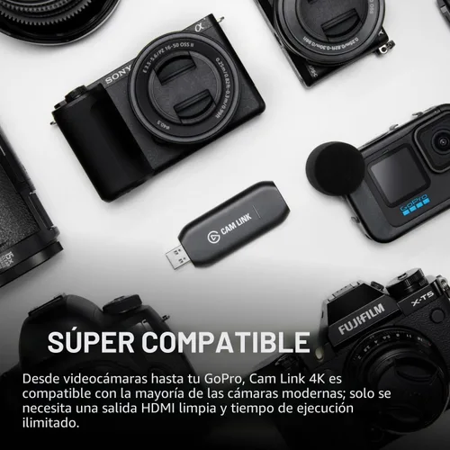 Miniatura 7 de Elgato Cam Link 4K - Tarjeta de captura externa para DSLR y videocámara, ActionCam como cámara web, reunión/transmisión/grabación en 1080p60
