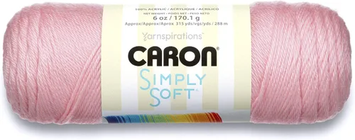 Miniatura 11 de Caron Simply Soft Party Lana de 3 Onzas, Rojo vivo brillante