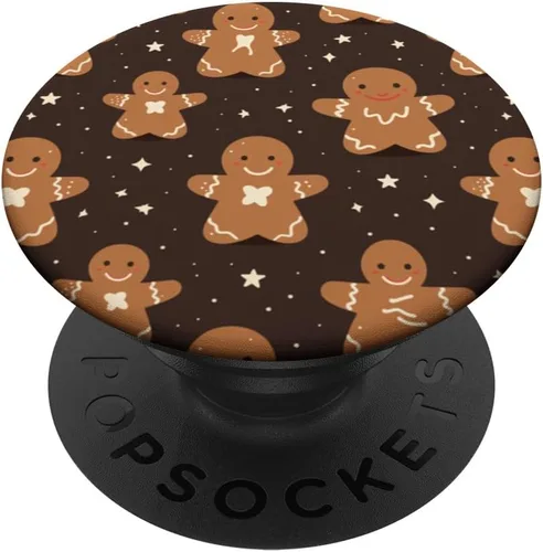 Miniatura 6 de Coockie de pan de jengibre navideño: PopSockets MagSafe PopGrip con temática navideña para iPhone