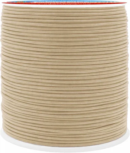 Miniatura 30 de Mandala Crafts Cuerdas elásticas color burdeos de 0.079 pulgadas para hacer joyas y cuentas, cuerda elástica de 76 yardas, hilo elástico redondo
