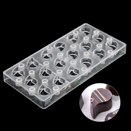 Miniatura 2 de Molde de transferencia de chocolate, molde de policarbonato para chocolate, hecho a mano, molde magnético de chocolate para chocolate, molde