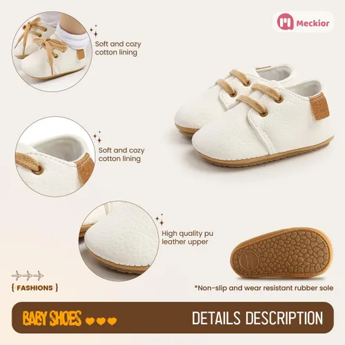 Miniatura 5 de Meckior Botas para aprender a caminar unisex para recién nacidos, niños y niñas, terciopelo, suela de goma antideslizante, zapatos cálidos de forro