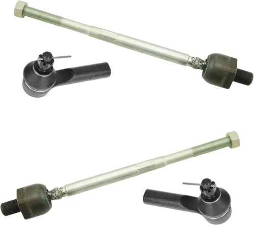 Miniatura 46 de TRQ Juego de barras de acoplamiento delanteras interiores y exteriores de 4 piezas compatible con Jeep Cherokee 1991-2001 y Comanche 91-92