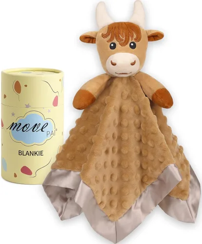 Miniatura 16 de Manta de seguridad para bebé, manta suave de juguete para niñas, juguete para acurrucarse, regalo para recién nacido, 2 unidades, manta para bebés