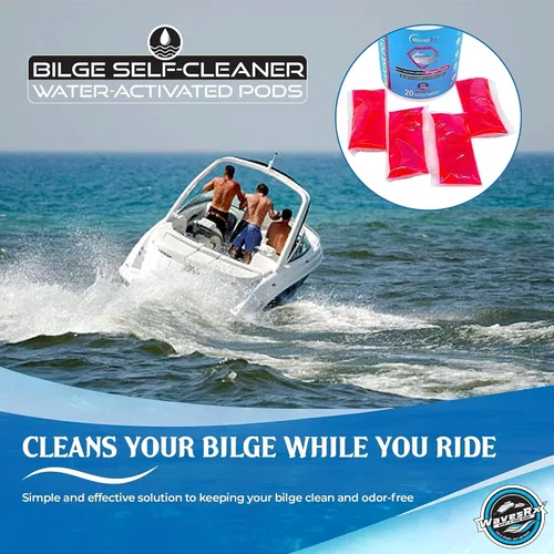 Miniatura 5 de WAVESRX BilgePods - Limpiador de sentina para barcos y motos acuáticas que neutralizan la sal, elimina la sal, los lodos y los depósitos para evitar