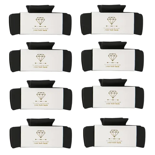 Miniatura 50 de 8 piezas de regalos de propuesta para dama de honor, juego de 8 pinzas de cabello de 10.4 cm cuadrados para despedida de soltera, ideas de regalo