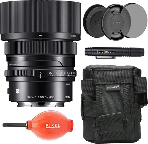 Miniatura 4 de Sigma 1.969 in f/2 DG DN - Lente contemporánea para montura Leica L con accesorios avanzados y paquete de viaje 314969 Lente sigma Leica L