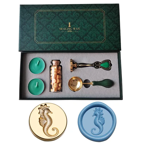 Miniatura 9 de Juego de 3 sellos de cera personalizados, estilo europeo, vintage, juego de sellos de cera para invitaciones de boda, paquetes de vino, sobres