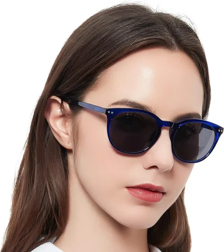 Miniatura 16 de MARE AZZURO Gafas de Lectura Redondas de Gran Tamaño para Mujer, Diseño de Lector 1.00 1.25 1.50 1.75 2.00 2.25 2.50 2.75 3.00 3.50 (Azul, 2.25)