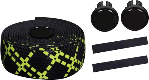 Miniatura 10 de 2 rollos de cintas de manillar de bicicleta de gel de sílice con tapones de barra para bicicleta de carretera montaña ciclismo