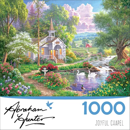 Miniatura 3 de RoseArt - Abraham Hunter - Joyful Chapel - Rompecabezas de 1000 piezas para adultos