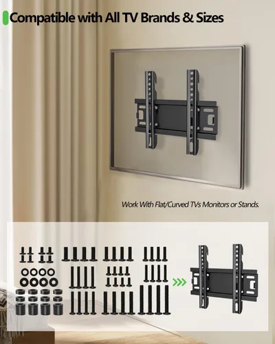 Miniatura 4 de Nuyoah Tornillos de montaje de TV con caja organizadora, kit de tornillos universales para montaje de TV incluye tornillos de repuesto M4 M5 M6 M8