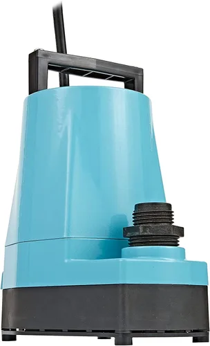 Miniatura 11 de Little Giant 5-MSP 115-Volt, 1/6 HP, 1200 GPH, Bomba de utilidad manual de aluminio, cable de 10 pies, azul, 505000