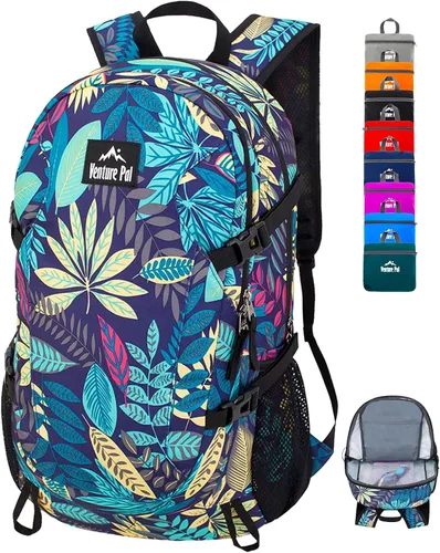 Venture Pal Mochila de senderismo ligera plegable de 40L para viaje y camping