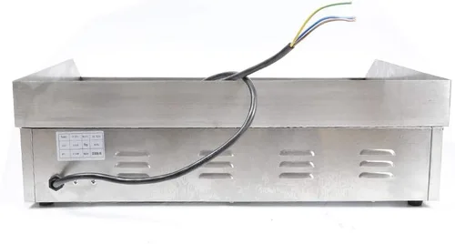 Miniatura 6 de Parrilla eléctrica comercial de 3000 W, parrilla superior plana de 29 pulgadas, parrilla antiadherente Teppanyaki de acero inoxidable