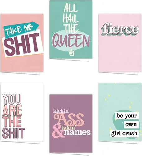 Miniatura 14 de Canopy Street Bestie Food - Tarjetas de notas / 4 5/8 pulgadas x 6 1/4 pulgadas / 12 tarjetas de felicitación ilustradas de Thinking Of