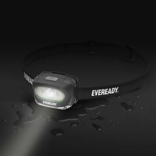 Miniatura 7 de Eveready Linterna frontal recargable LED, faro resistente al agua para exteriores, camping y luz de trabajo mecánico