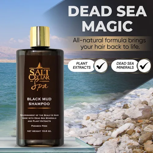 Miniatura 6 de Salt Cellar Champú Black Mud 10.6 oz (10.1 fl oz)