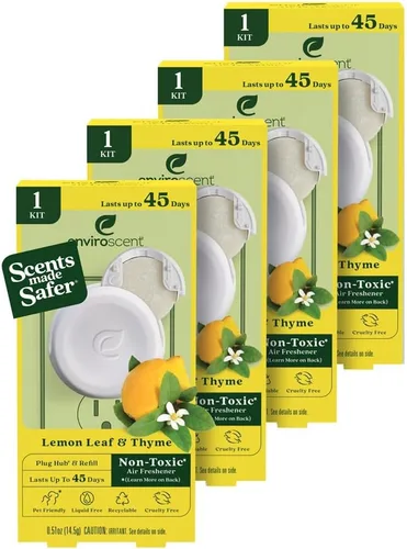 Miniatura 11 de Enviroscent Recambios de ambientador no tóxico (té de lavanda y miel) Ambientador enchufable para el hogar Recambios de aceite esencial