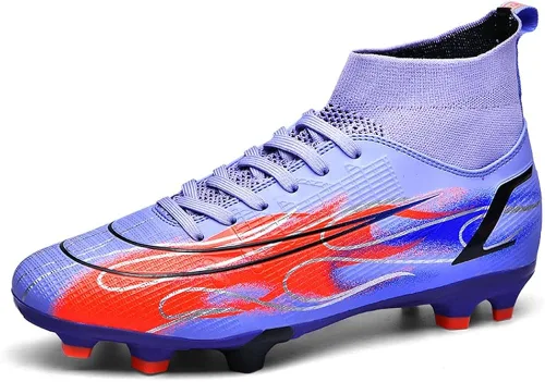 ESXGED Botas de fútbol de alta calidad para mujer, zapatos de fútbol para hombre, zapatos de tacos cómodos para jóvenes, zapatos deportivos para