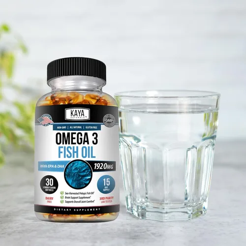 Miniatura 6 de Kaya Naturals Suplemento Omega 3 - Aceite de pescado Omega 3 hecho en la naturaleza, aceite de pescado pelágico 100% puro cosechado en el mar sin
