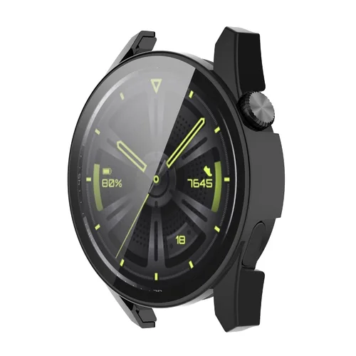Miniatura 2 de AISPORTS Paquete de 2 fundas protectoras compatibles con Huawei Watch GT 3 de 1.811 in, carcasa rígida de policarbonato HD, película de vidrio negro