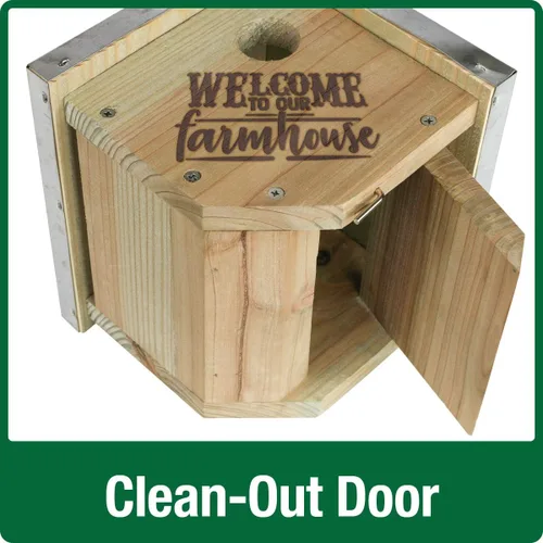 Miniatura 4 de Wild Wings WWGH1-DECO - Casa galvanizada de cedro desgastado