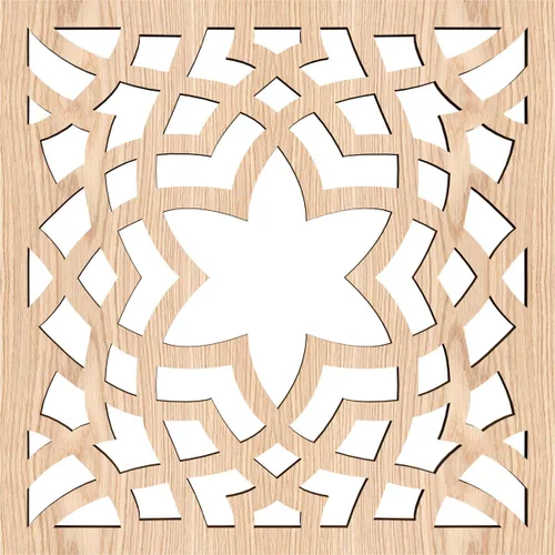 Miniatura 4 de París - Paneles de pared decorativos de madera con calado, extra pequeños, 7 3/8 pulgadas de ancho x 7 3/8 pulgadas de alto x 1/4 pulgadas de alto