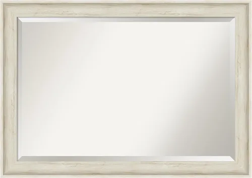 Miniatura 9 de Amanti Art Espejo de baño, espejo de pared color crema de abedul Regal para usar como espejo de tocador de baño sobre fregadero