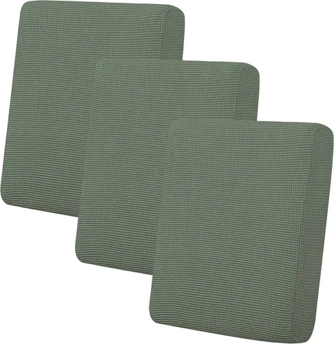 Miniatura 61 de Easy-Going - 4 Fundas de cojín elásticas para sofá seccional, izquierda/derecha, en forma de L, funda de asiento antideslizante, suave, flexible