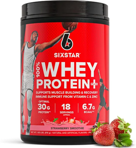 Miniatura 11 de Six Star Proteína de suero de leche en polvo de proteína de suero de leche Plus Aislado de proteína de suero y péptidos Proteína magra en polvo