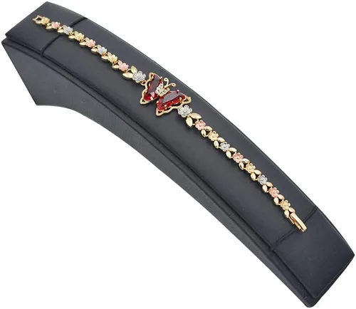 Miniatura 3 de Giffor Pulsera para mujer, pulsera de 7.1in, joyería laminada, 14 quilates, Circonita cúbica