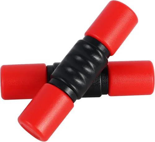RANMING Twist Shaker ABS Double Row Shakers Instrumentos de percusión Instrumentos de percusión de volumen medio para acompañamiento, estudio, Rojo